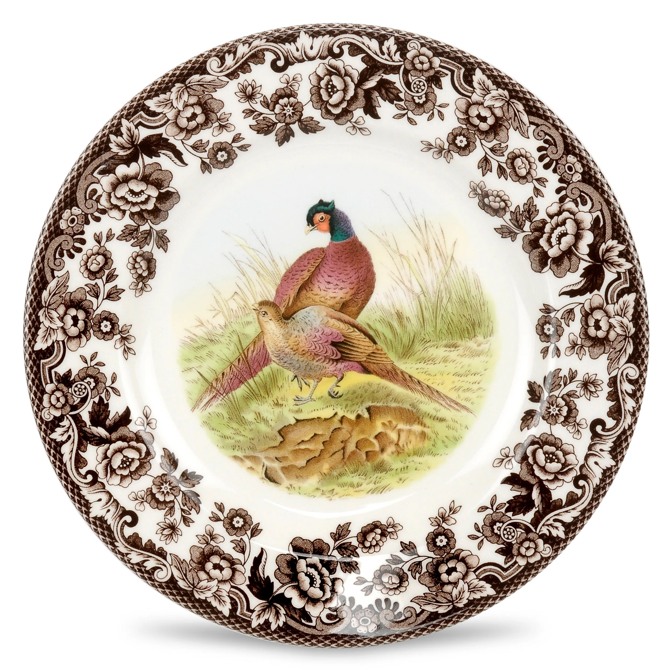 Spode Woodland Salad Plate 8" Pheasant | Wayfair | Wayfair North America