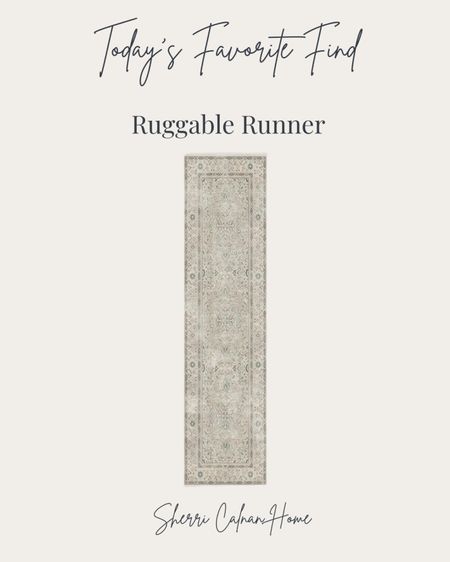 Ruggable runner, washable rug 

#LTKFind #LTKhome
