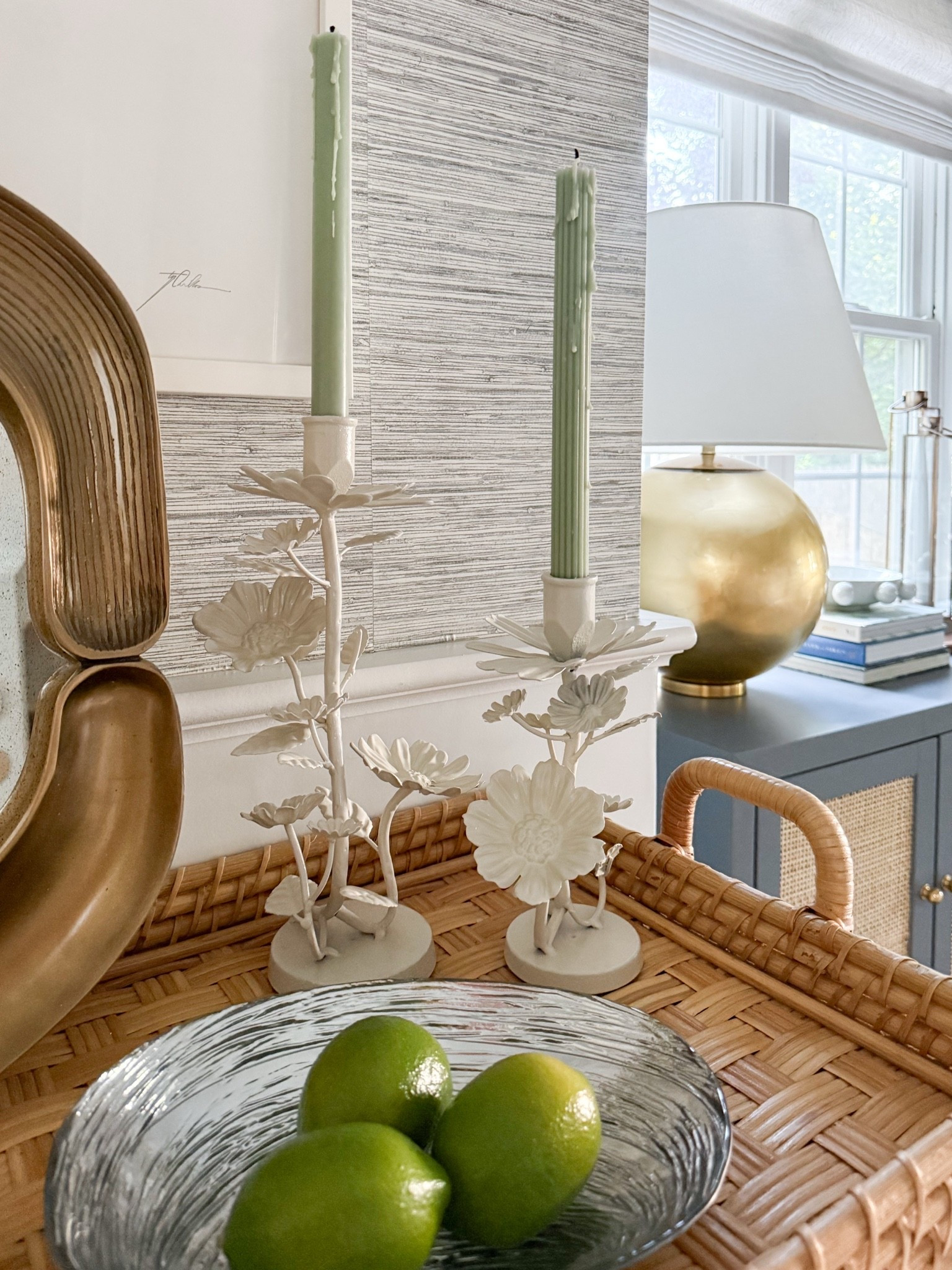 How gorgeous are these taper candlesticks from McGee & Co?! So pretty for summer entertaining. Their new home is going to be our bar cart!!!

#LTKdayinmylife #LTKHome #LTKSeasonal