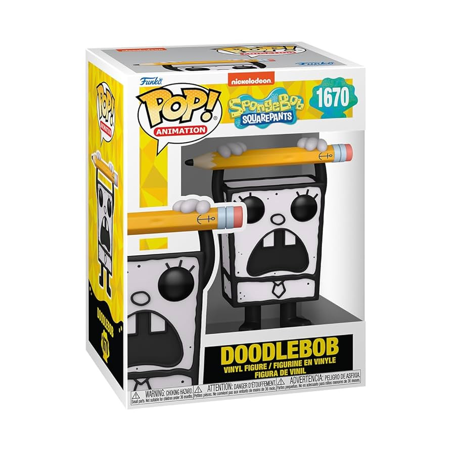 Funko POP! TV: Spongebob Squarepants 25th Anniversary - Doodlebob - Collectable Vinyl Figure - Gi... | Amazon (US)