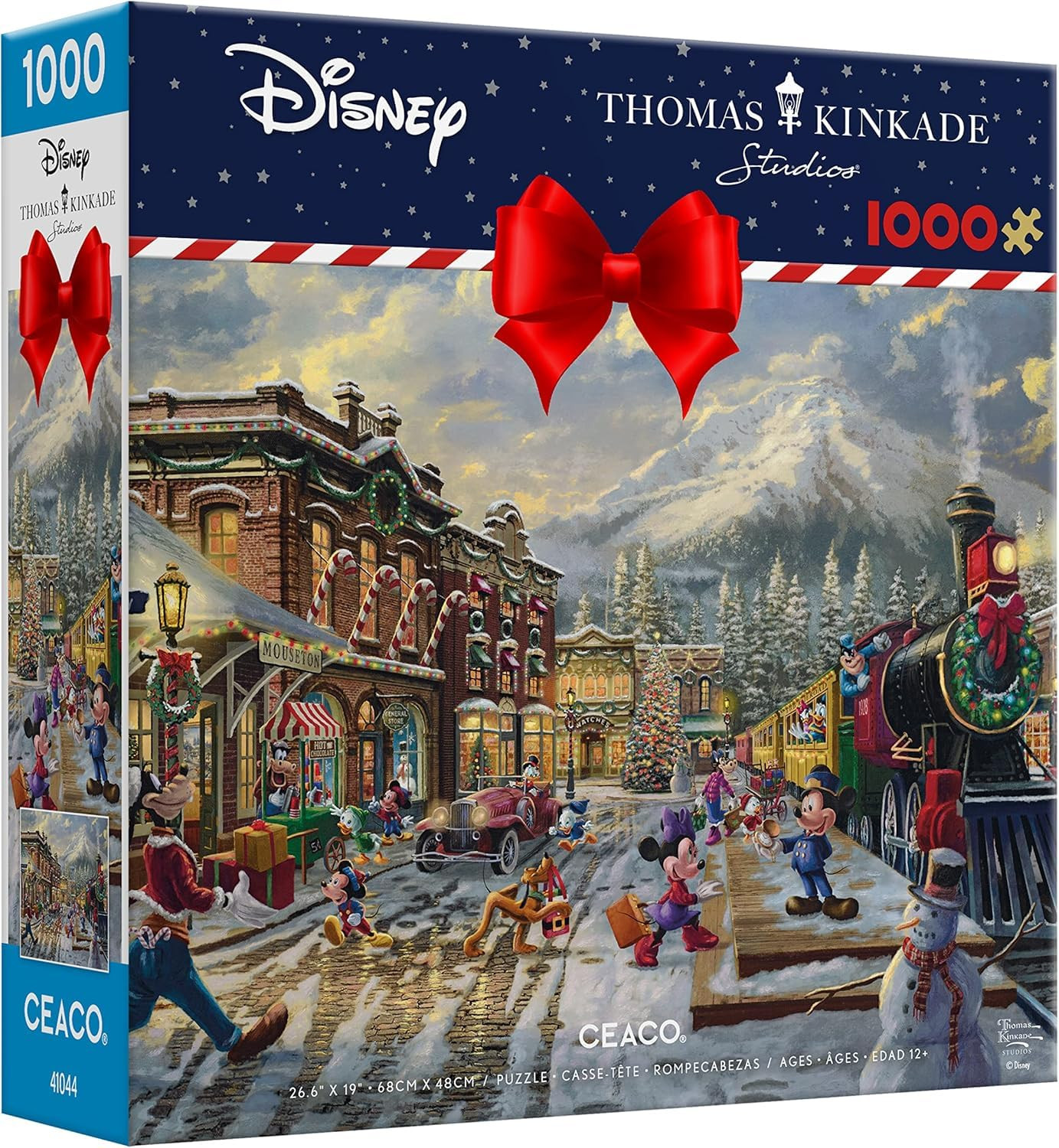 Ceaco - Thomas Kinkade - Disney - Holiday - Candy Cane Express - 1000 Piece Jigsaw Puzzle | Amazon (US)