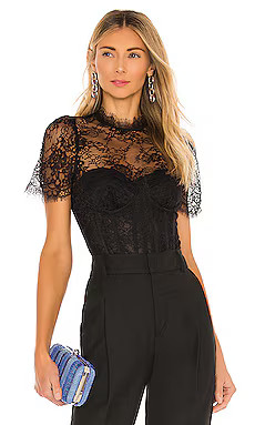 ASTR the Label Lacie Bodysuit in Black from Revolve.com | Revolve Clothing (Global)