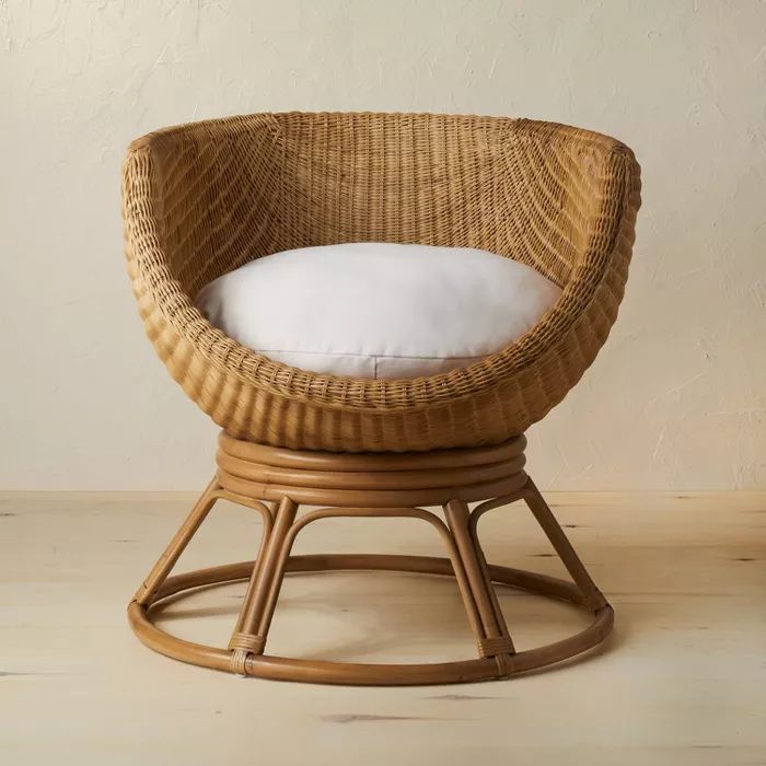 Castilia Rattan Egg Chair Ivory - Opalhouse™ designed with Jungalow™ | Target