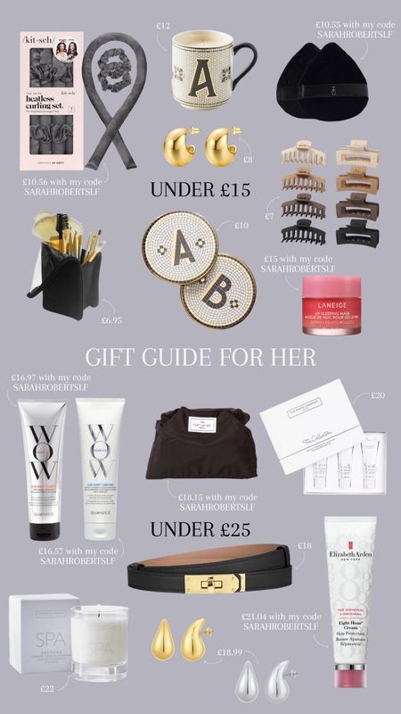 Gift Guide for her under £15/£25

Use my code SARAHROBERTSLF for extra money off on Look Fantastic!

#LTKHolidaySale 

#LTKCyberWeek #LTKGiftGuide
