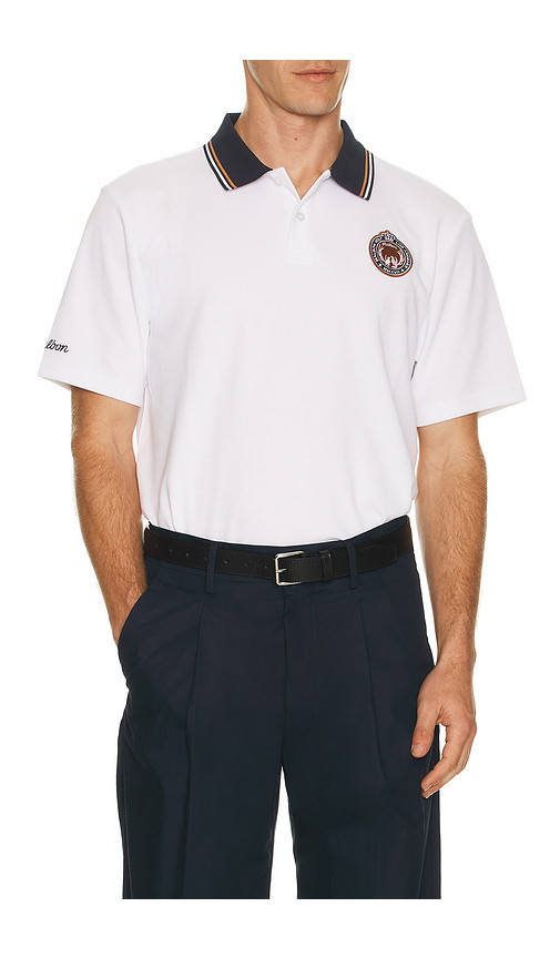 Malbon Golf Fairway Oakwood Polo in White. Size L | Revolve Clothing (Global)
