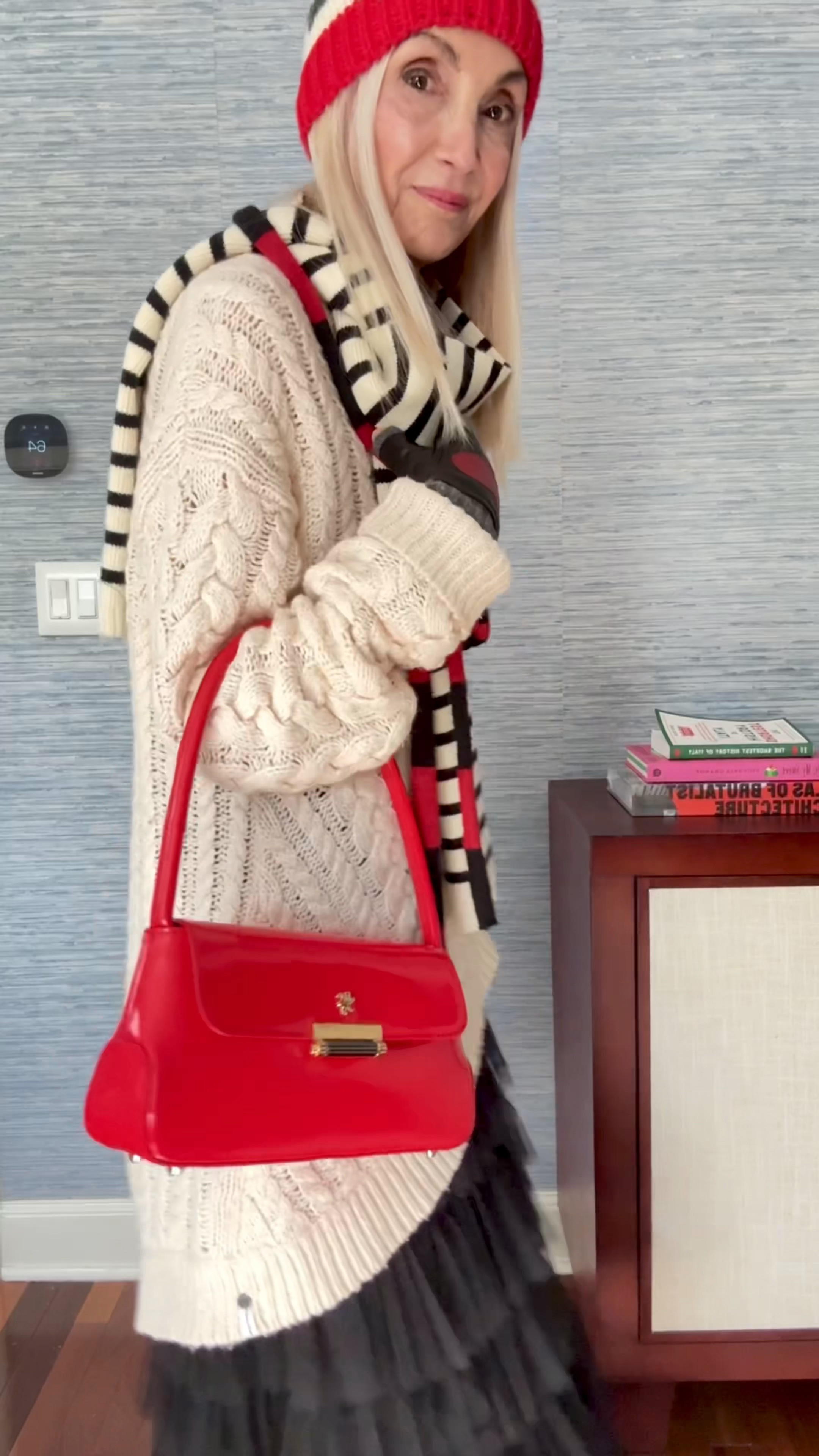 Last look of January!  This month had me leaning into my closet for inspo, finding oversized sweaters and digging deep into my cold weather accessories because we all know accessories can bring an outfit from basic to badass. Happy Friday, friends! Bag linked in my LTK in bio. 
.

.

.

#fashioninspo #tulleskirt #mystyle #whatiwore #shopyourcloset #styleinspo #styleblogger #styledaily #grwm #fashionover50 #stylereel #fashionreel #explorepage 
 
Personal style, style inspo, shop your closet, off-price lover, fashion lover, daily style, feminine, over 50, daily outfits, content creator, style inspiration, stylist

#LTKItBag #LTKOver40 #LTKStyleTip