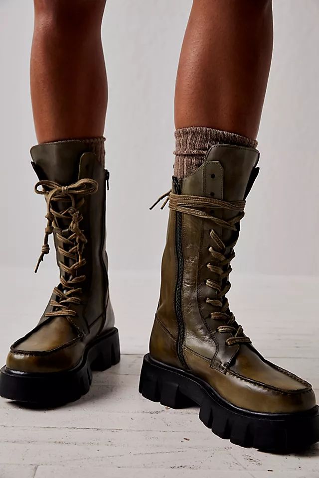 Jones Lug Sole Lace Up Boots | Free People (Global - UK&FR Excluded)
