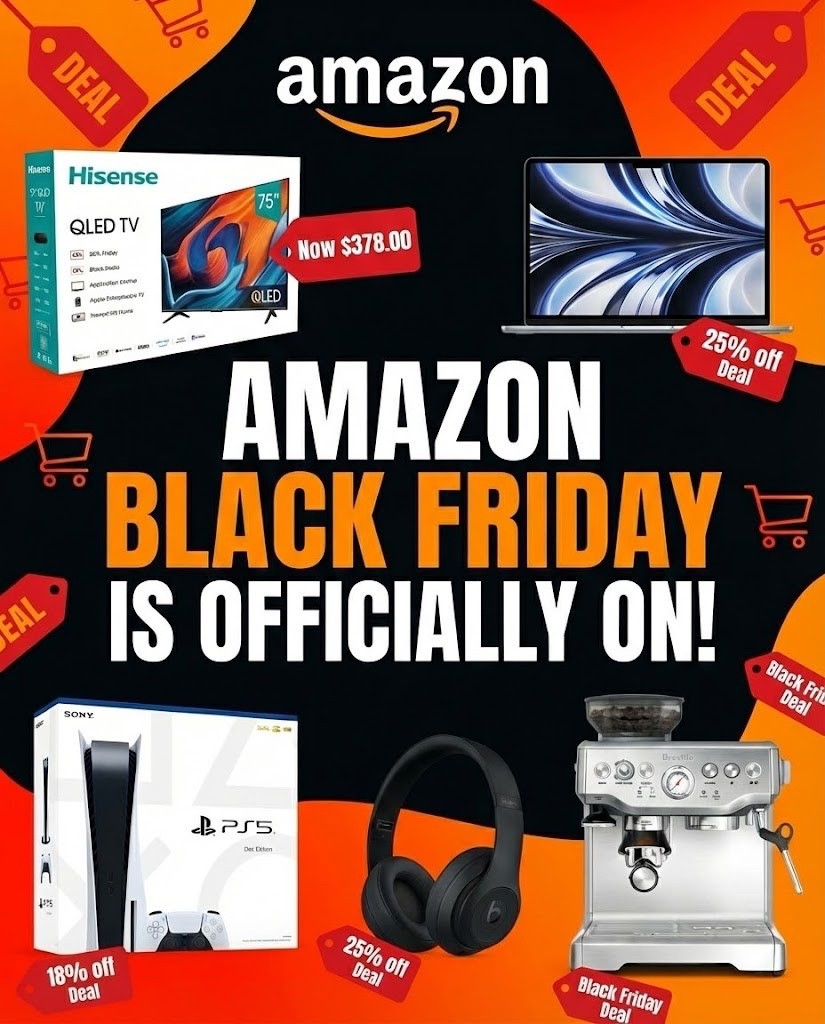 #ad @amazon #founditonamazon #WinterFavorites2025

AMAZON BLACK FRIDAY IS OFFICIALLY LIVE 🤯🔥🛒
The Black Friday deals just went live and they are STRONG this year! Think major discounts across top categories — perfect for gifting, upgrading, or finally grabbing those items you’ve had sitting in your cart all year.
I pulled together today’s best picks in one place so you can shop quickly before things start selling out. Tap to shop the full list 👇
#LTKSale #LTKBlackFriday #AmazonBlackFriday #HolidayDeals #LTKFinds #DealHunter #GiftGuide2025

#LTKCyberWeek #LTKGiftGuide #LTKHoliday