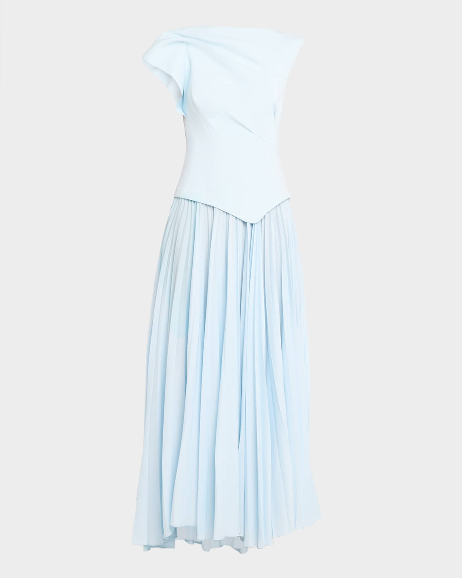 Cornmore Draped Midi Dress | Neiman Marcus