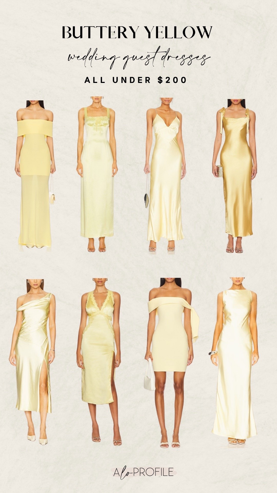 Buttery Yellow Wedding Guest Dresses Under $200 // Revolve, revolve wedding guest dresses, spring wedding guest dresses, wedding guest, wedding guest outfit, summer wedding guest dress, summer wedding guest, colorful wedding guest dresses