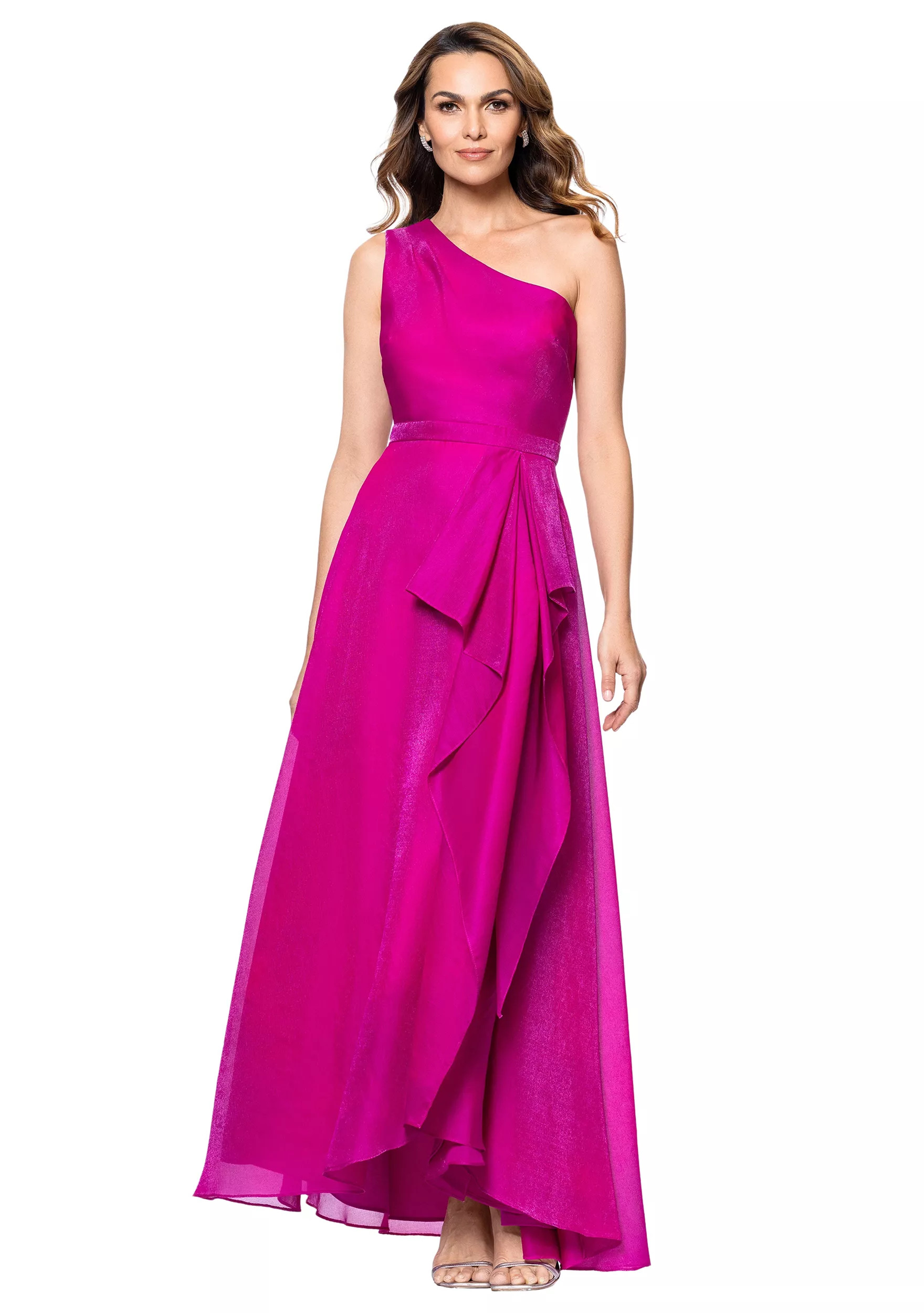 Women's Asymmetrical Ruffle Gown | Belk