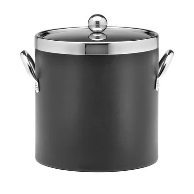 Schuykill 3 Qt. Ice Bucket with Chrome Lid | Wayfair North America