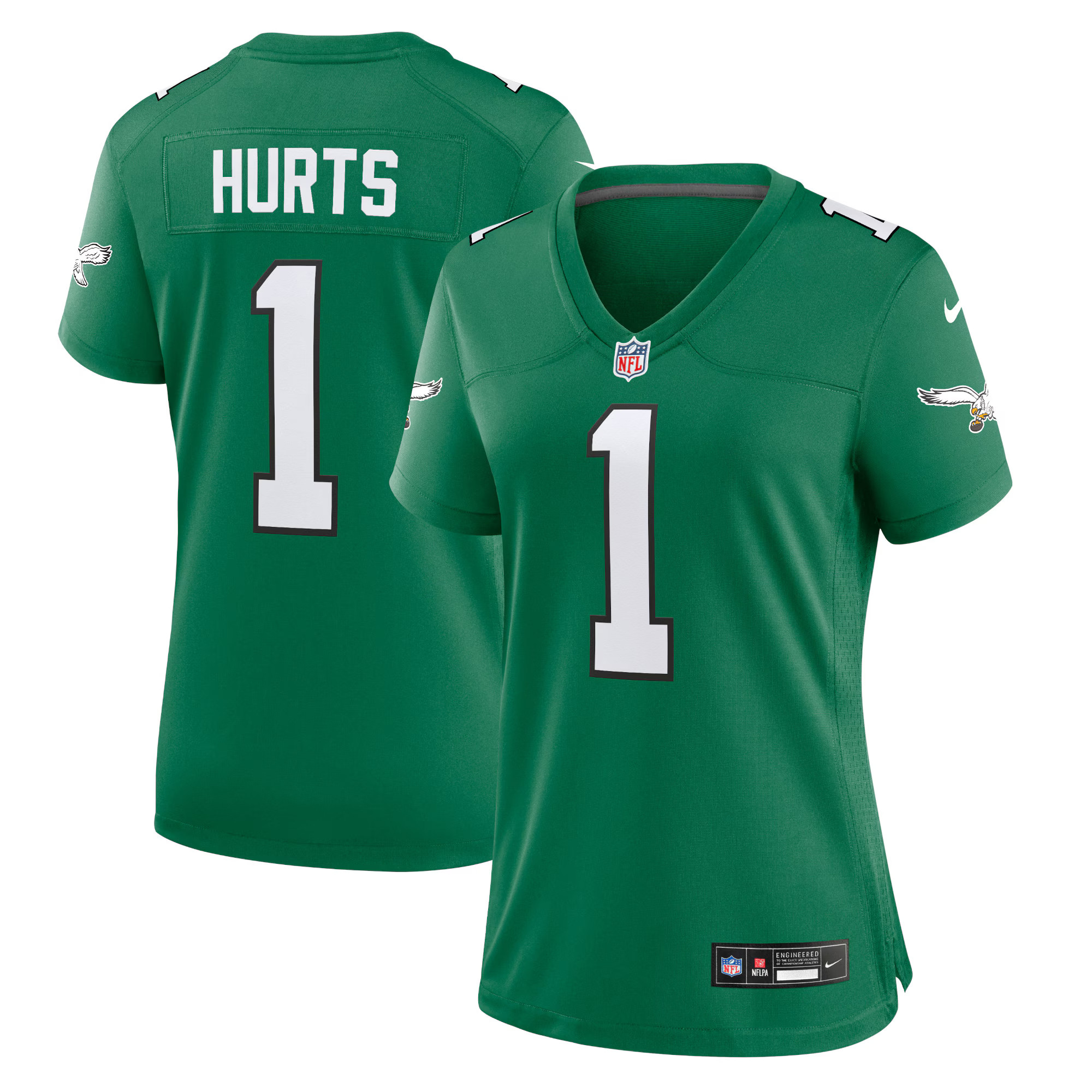 Jalen Hurts Philadelphia Eagles Nike Women's Game Player Jersey - Kelly Green | Fanatics