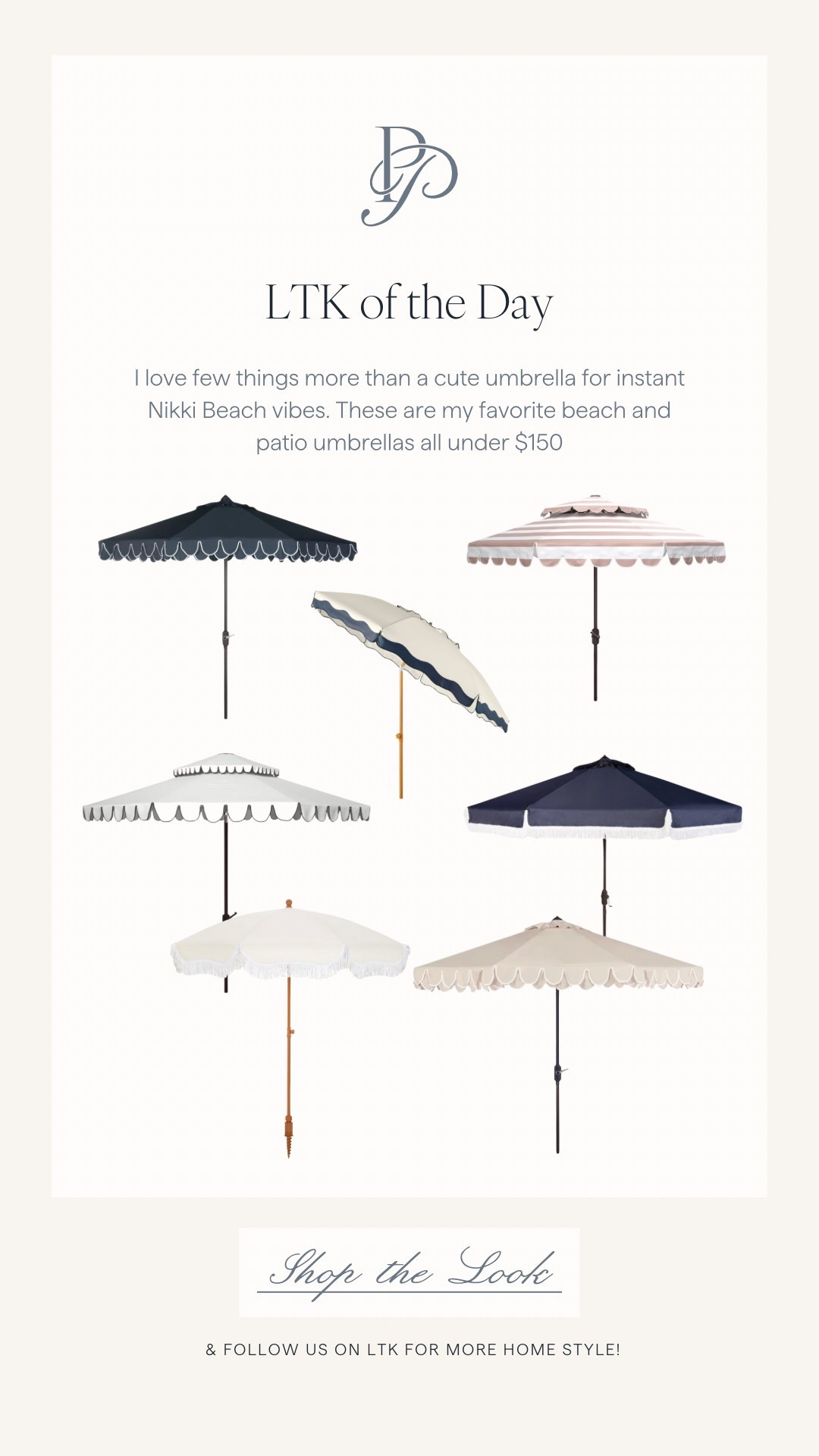 I love few things more than a cute umbrella for instant Nikki Beach vibes. These are my favorite beach and patio umbrellas all under $150



#LTKSeasonal #LTKSpringSale #LTKHome