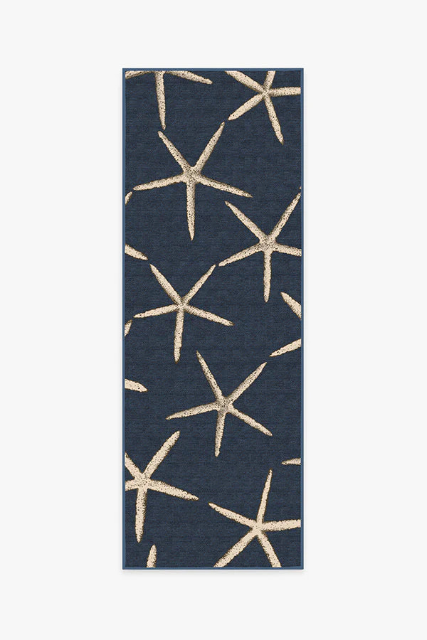 Starfish Navy Rug | Ruggable