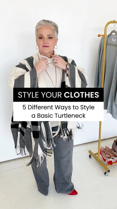 Less shopping, more wearing. Get the most out of your clothes by mixing and matching them! How many looks can you create with a turtleneck? 

#LTKfindsunder100 #LTKstyletip #LTKover40