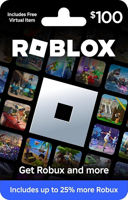 Roblox Physical Gift Card [Includes Free Virtual Item] [Redeem Worldwide] | Amazon (US)