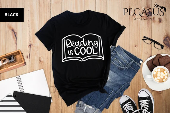 Reading is Cool Shirt Reading is Cool T-shirt Reading is - Etsy | Etsy (US)