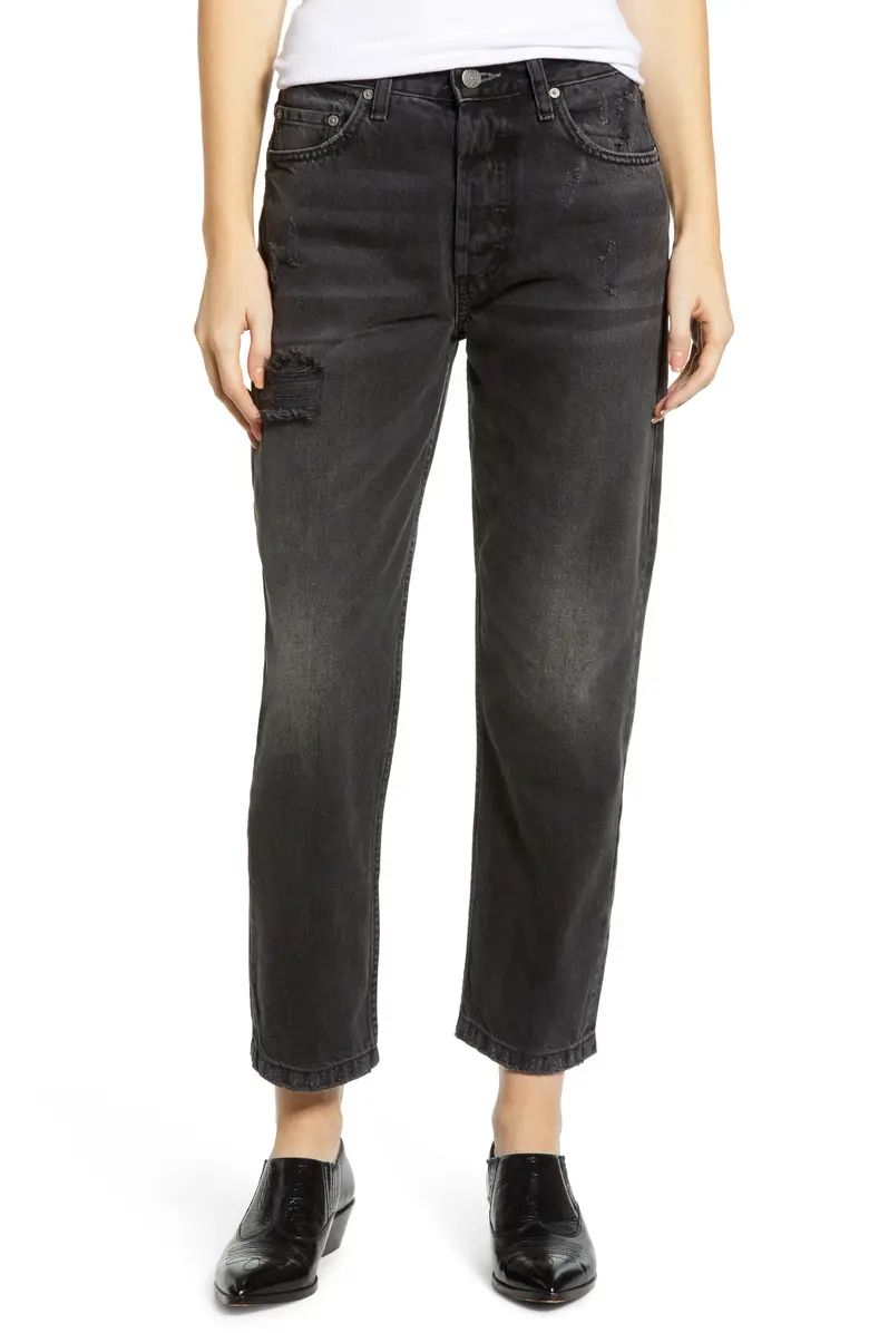 The Tommy High Waist Crop Straight Leg JeansBOYISH JEANS | Nordstrom