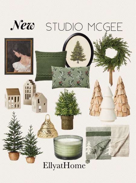 New Studio McGee holiday, Christmas collection at Target. Shop your favorites early! Potted Christmas trees, wood and ceramic holiday trees, artwork, throw pillows, throw blankets, fragrant candle, ceramic Christmas houses, brass bell. Holiday, Christmas home decor accessories. Free shipping. 

#LTKfindsunder50 #LTKHoliday #LTKhome