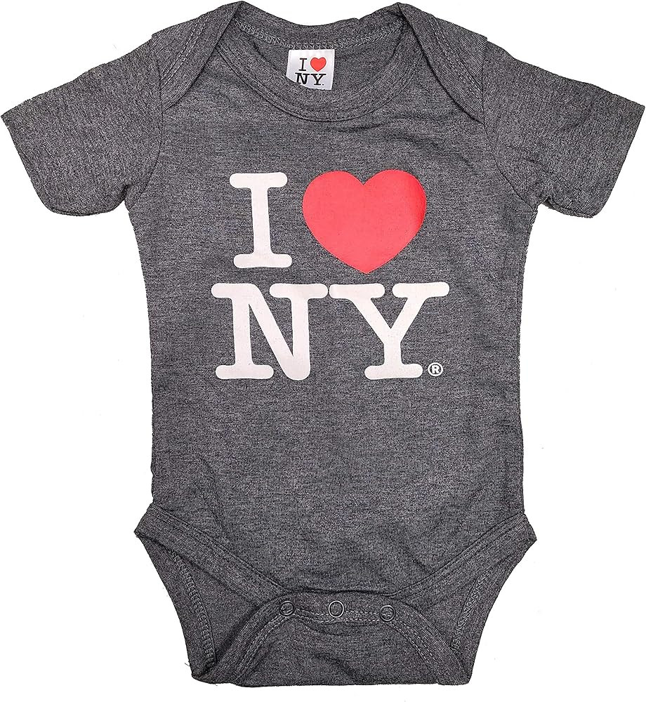 I Love NY Baby Bodysuit Officially Licensed Infant Snapsuit | Amazon (US)