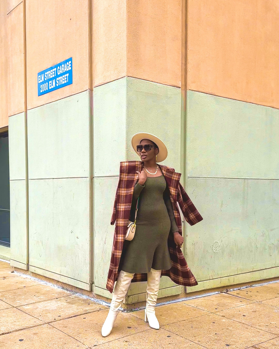 Winter Chic Sweater Dress outfit 