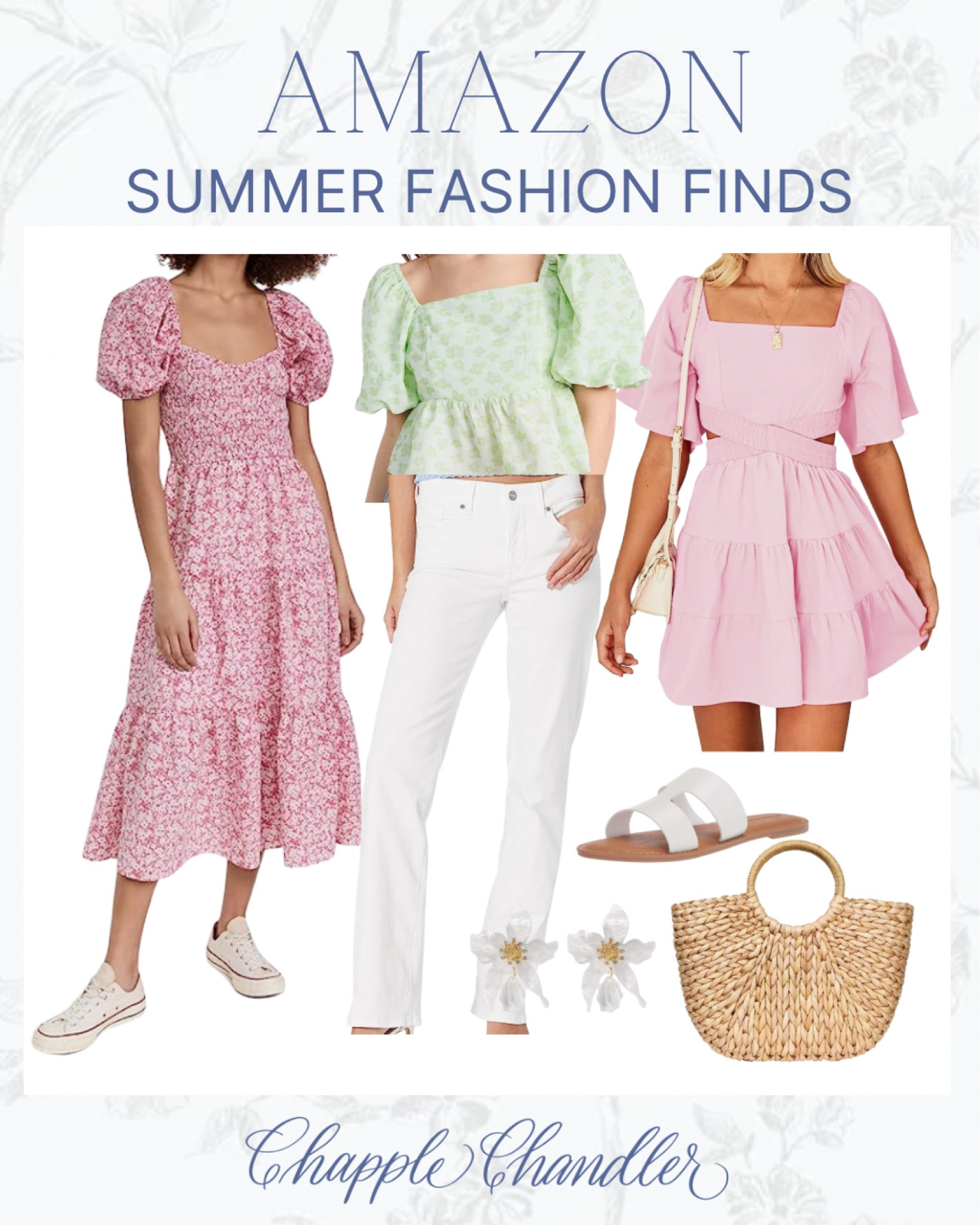 Pretty tones for long summer days! 


Amazon, Amazon fashion, Amazon style, summer style, sundress, shorts, sandals,, mules, Amazon shoes, Amazon accessories, clutch, grandmillenial style, women’s fashion 

#LTKFind #LTKstyletip #LTKunder100