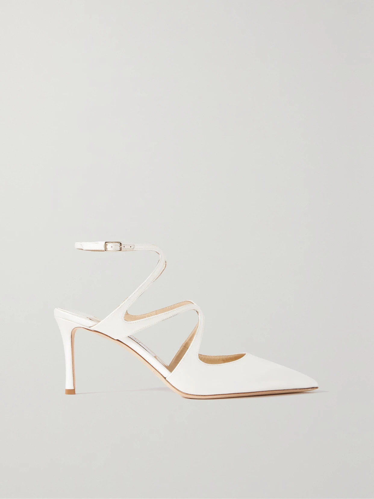 Azia 95 satin point-toe pumps | NET-A-PORTER (US)
