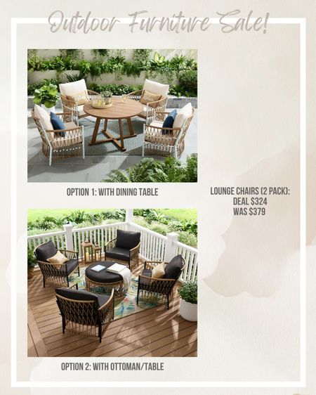 Better Homes & Gardens lounge chairs on sale! Outdoor furniture - Walmart home - wicker outdoor furniture 

#LTKSeasonal #LTKSaleAlert #LTKHome