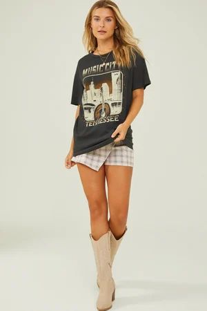 Music City Oversized Tee | Altar'd State