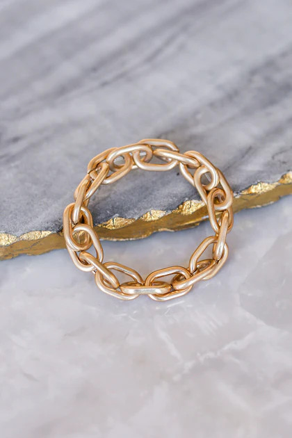 Kiki LaRue Faith Bracelet - Gold | Kiki LaRue Boutique