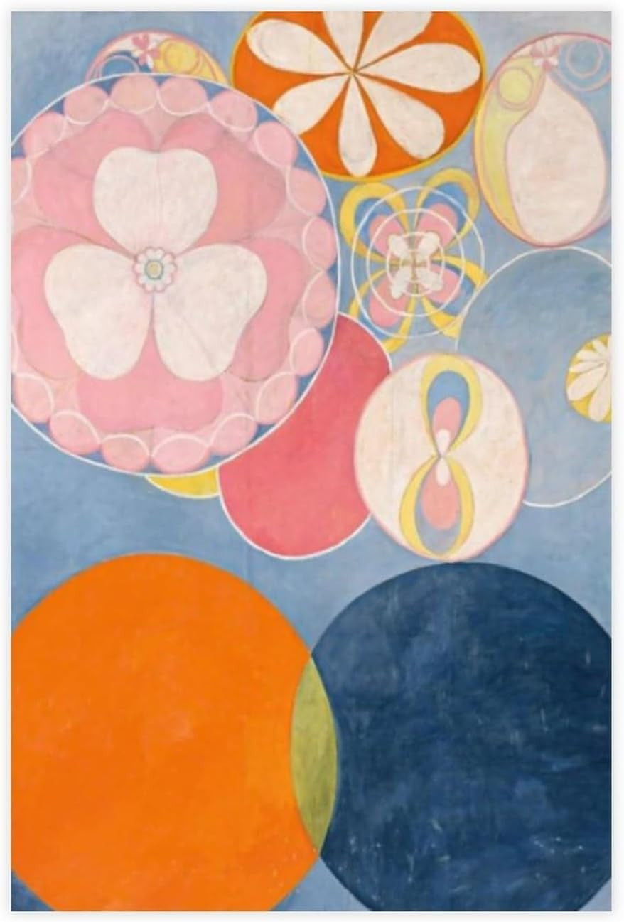 The Ten Largest No. 5 Hilma Af Klint Poster Wall Art Posters On Canvas Oil Painting Posters And P... | Amazon (US)