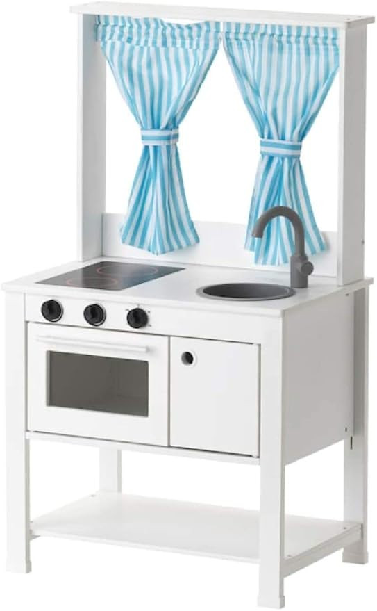IKEA Spisig Play Kitchen with Curtains 204.278.17 | Amazon (US)