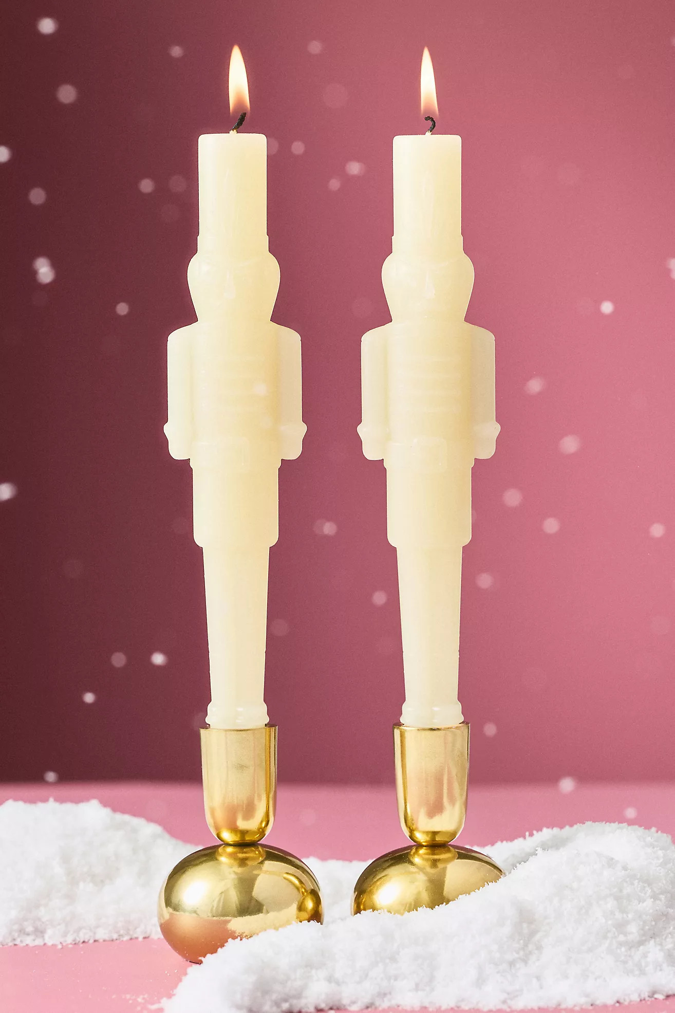 Nutcracker Taper Candles, Set of 2 | Anthropologie (US)