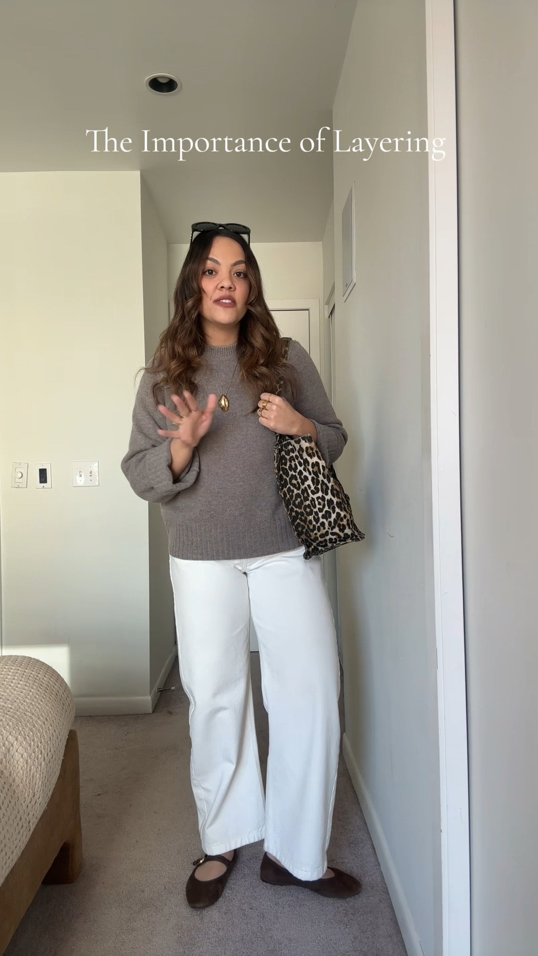 The importance of layering!

Outfit one:
-White barrel jeans, similar options linked.
-Taupe sweater, similar options linked.
-Zara brown lace top, I have a size large.
-Zara brown Mary Jane flats. 
-Ganni leopard print tote bag.
-Celine Triomphe black rounded sunglasses. 
-Gold pendant necklace. 

Outfit two:
-Olive green oversized trench coat, similar options linked.
-Aritzia white T-shirt, I have a size medium.
-Anine Bing light wash wide leg jeans, similar options linked.
-Sézane black cardigan, I have a size large.
-Aritzia denim button up shirt, I have a size medium.
-Poppy Barley black leather boots.
-Madewell black leather bucket bag.

Outfit three:
-Aritzia black pull-on pants, I have a size medium.
-Aritzia beige cashmere cardigan sweater, I have a size medium.
-Aritzia white T-shirt, I have a size medium.

Outfit four:
-Aritzia beige trench coat, I have a size medium.
-Gap cream turtleneck sweater, I have a size large.
-Gap dark wash low rise loose jeans, I have a size 30.
-Aritzia red triangle scarf.


#LTKcanada #LTKstyletip #LTKwinter