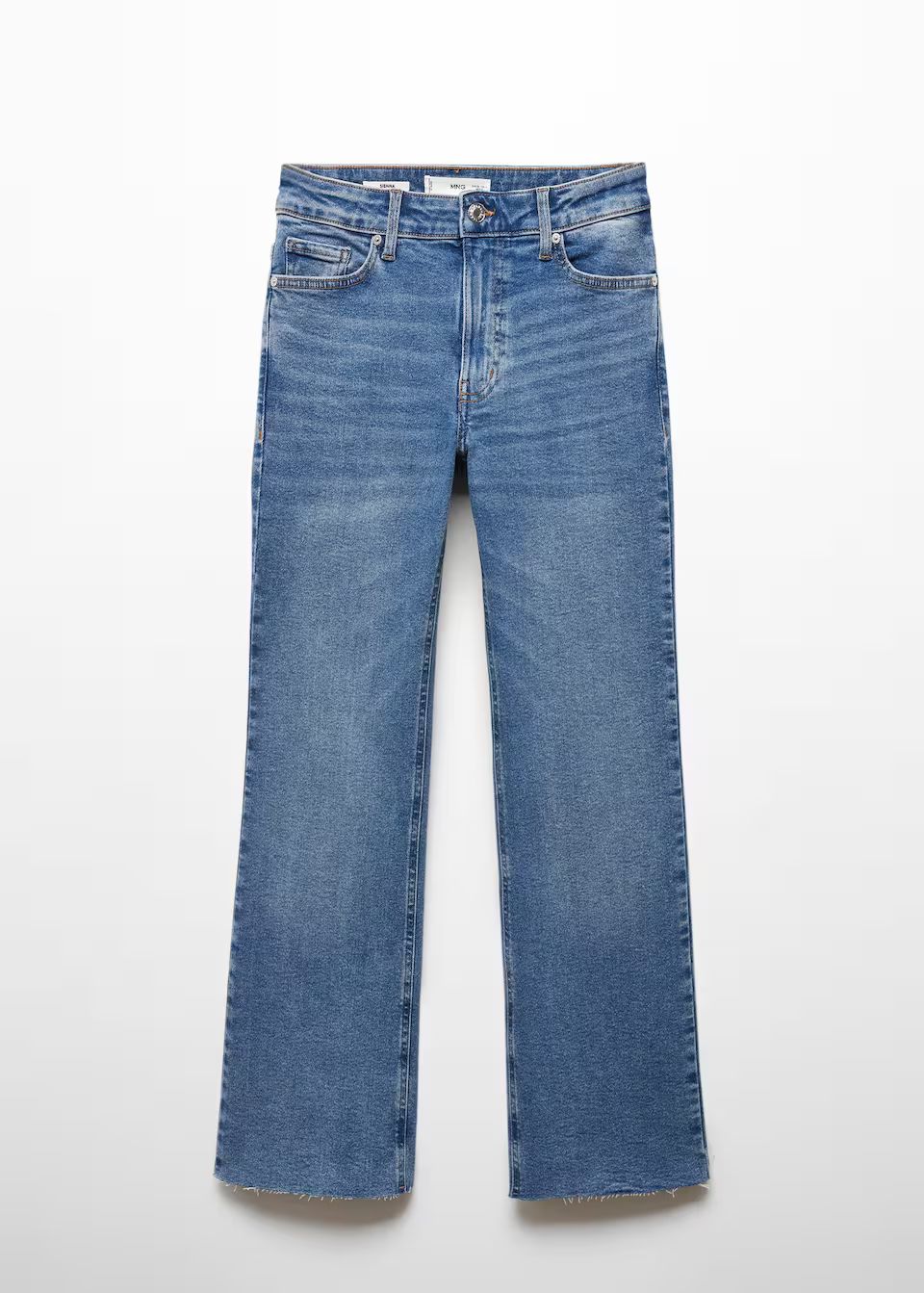 Crop flared jeans | MANGO (US)