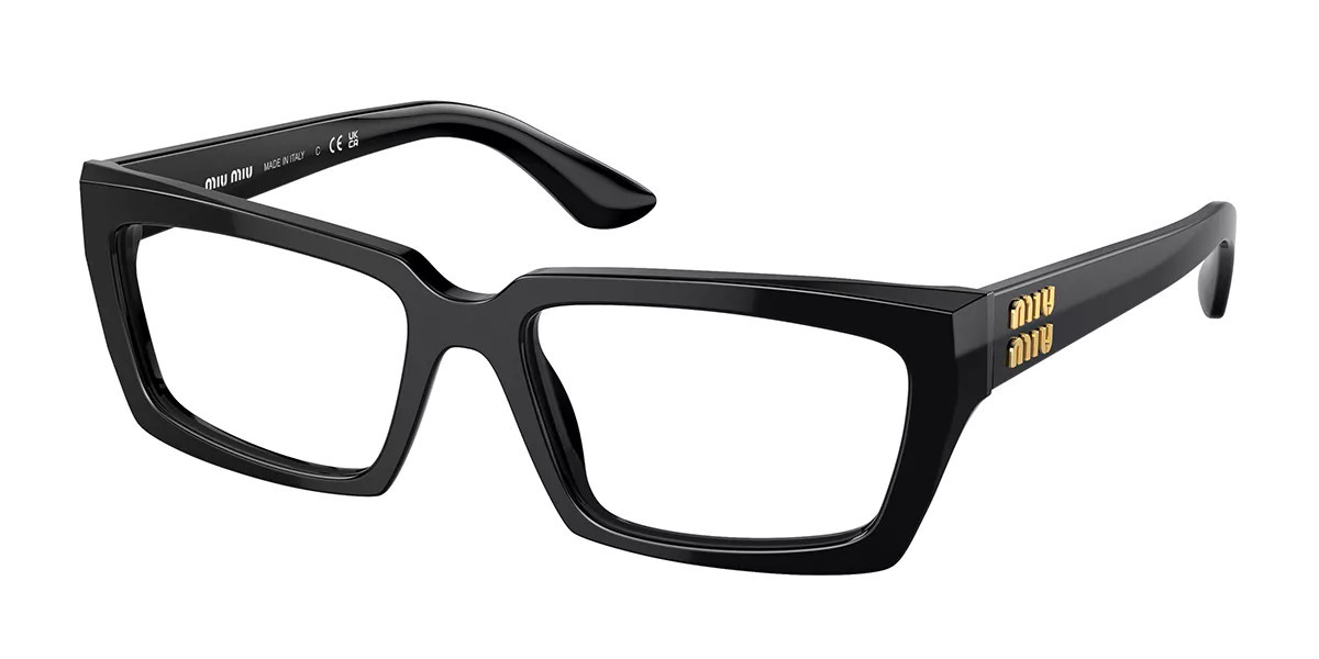 Miu Miu MU04XV 1AB1O1 Schwarze Damen Brillen | SmartBuyGlasses Global