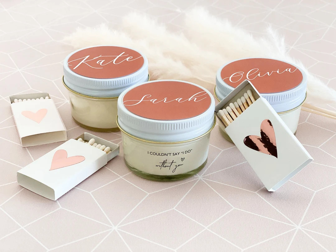 Custom Bridesmaid Candle I Can't Say I Do Without You - Etsy | Etsy (US)