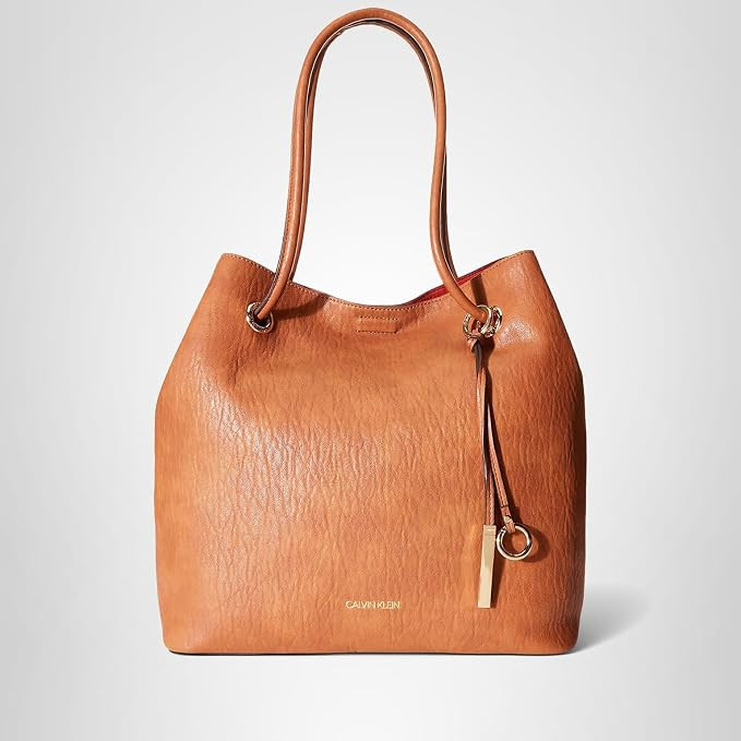 Calvin Klein Gabrianna Bubble Lamb North/South Key Item Tote | Amazon (US)