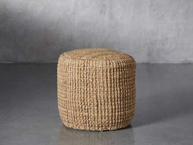 Laos Jute Pouf | Arhaus