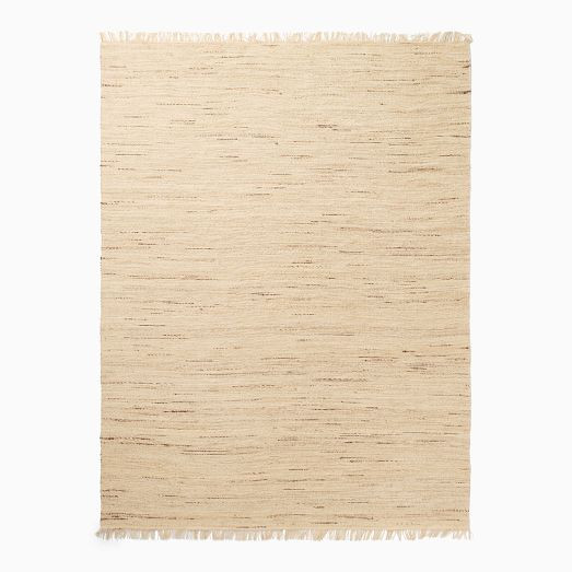 Hand-Spun Wool Jute Rug | West Elm (US)