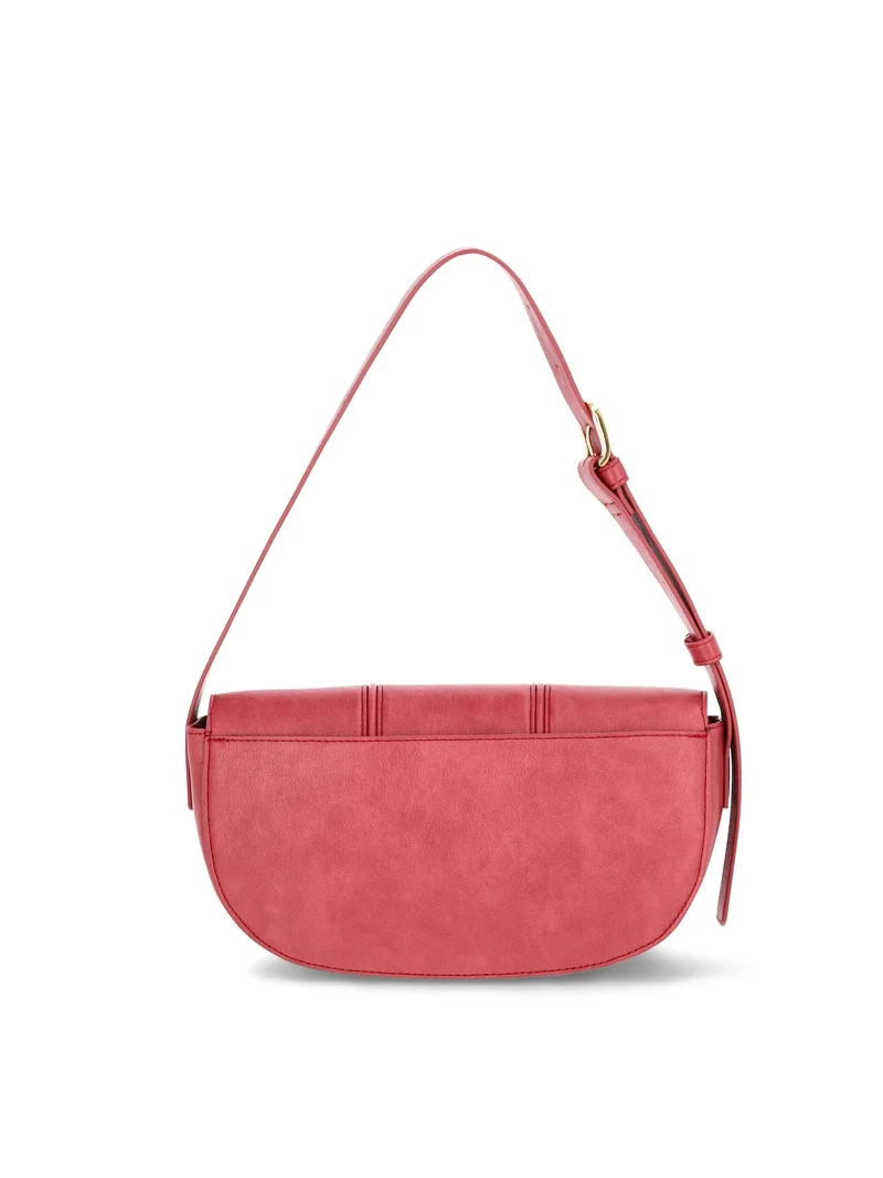 Time & Tru Lina Shoulder Bag, Pink | Walmart (US)