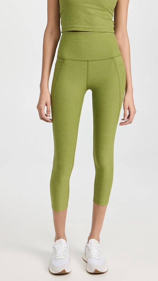 Spacedye Out of Pocket High Waisted Capri Leggings | Shopbop