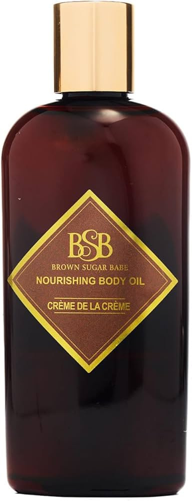 Brown Sugar Babe Creme de la Creme Body Oil, Jasmine and Vanilla Perfume Oils, Nourishing Scented... | Amazon (US)