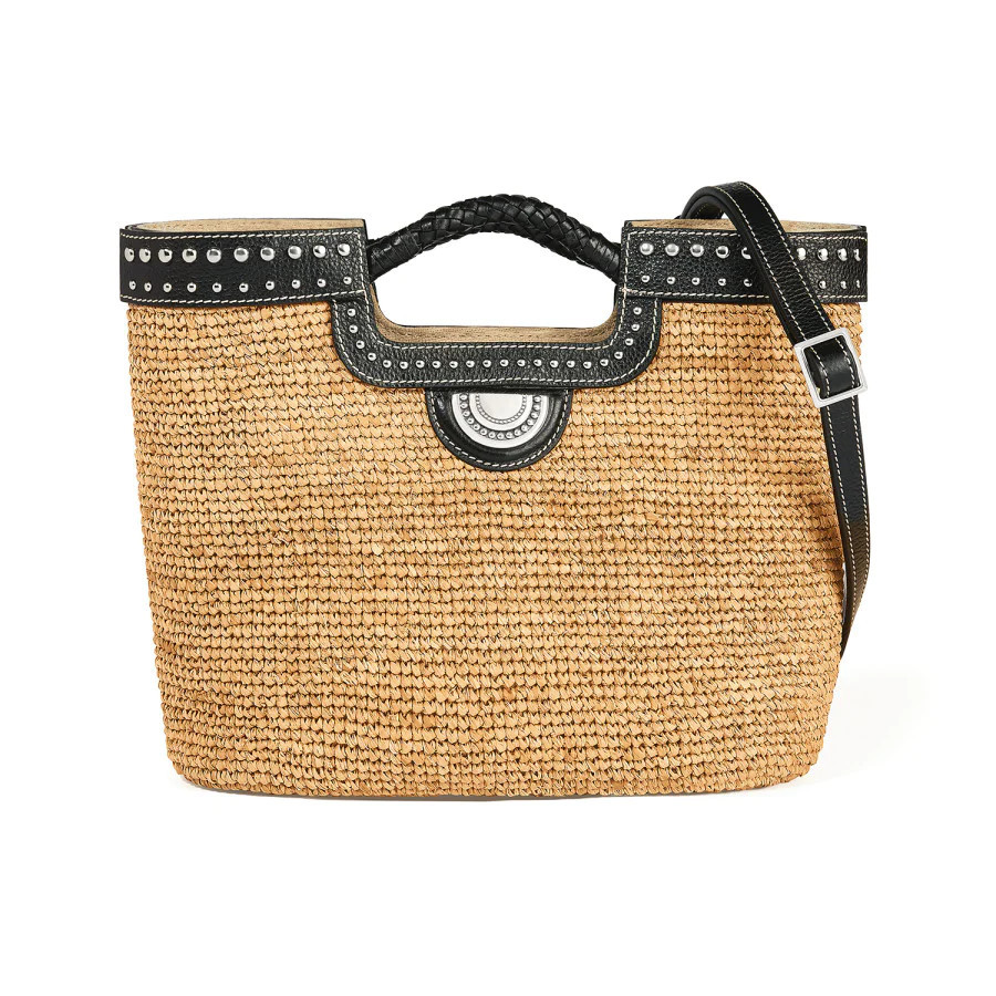 South Hampton Straw Hand Held Tote | Brighton