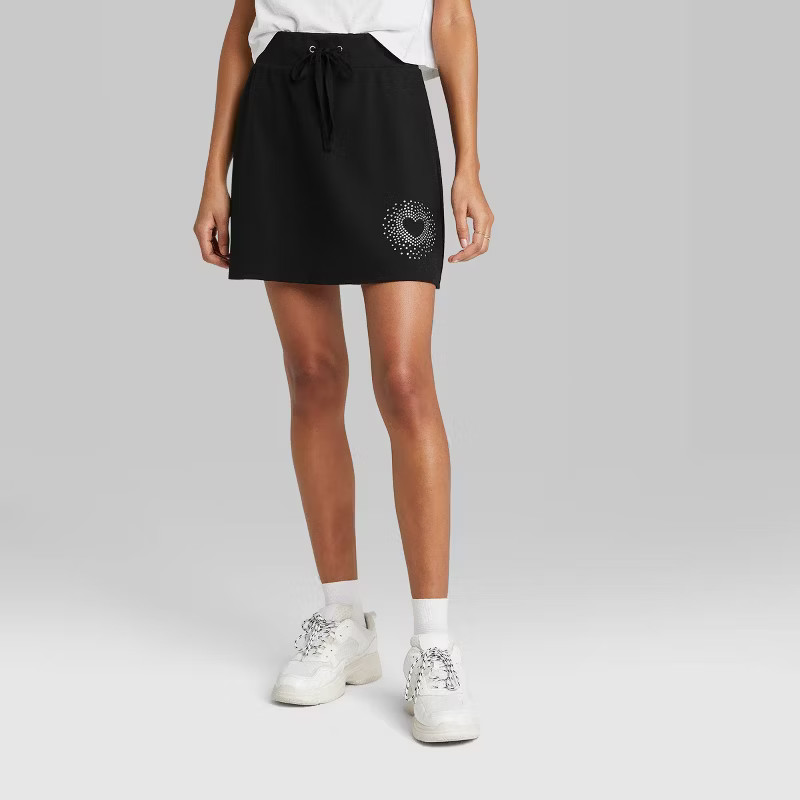 Women's Knit Tennis Mini A-Line Skirt - Wild Fable™ | Target