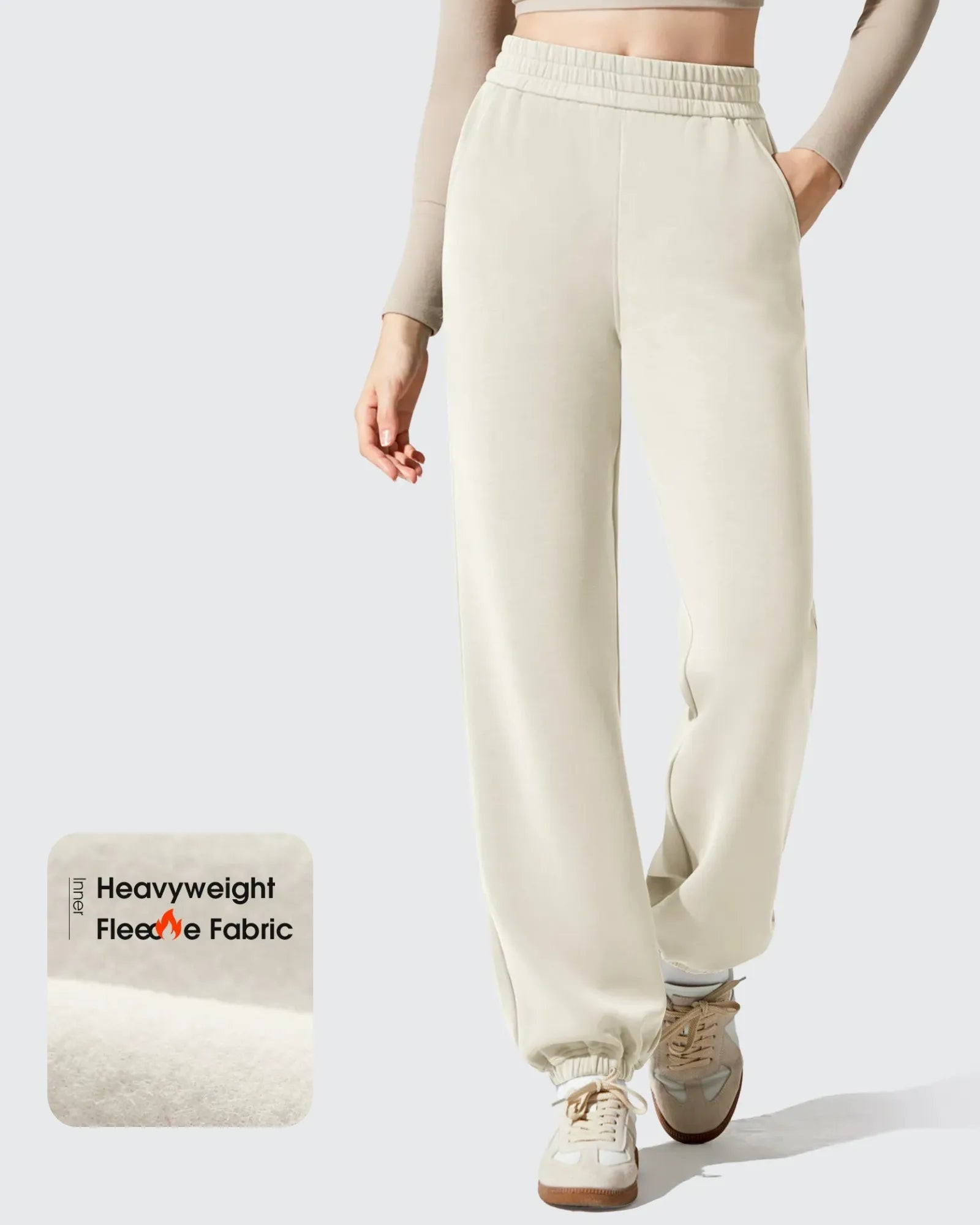 Smoofit Fleece Lined High Waist Joggers Sweatpants | g4free activewear