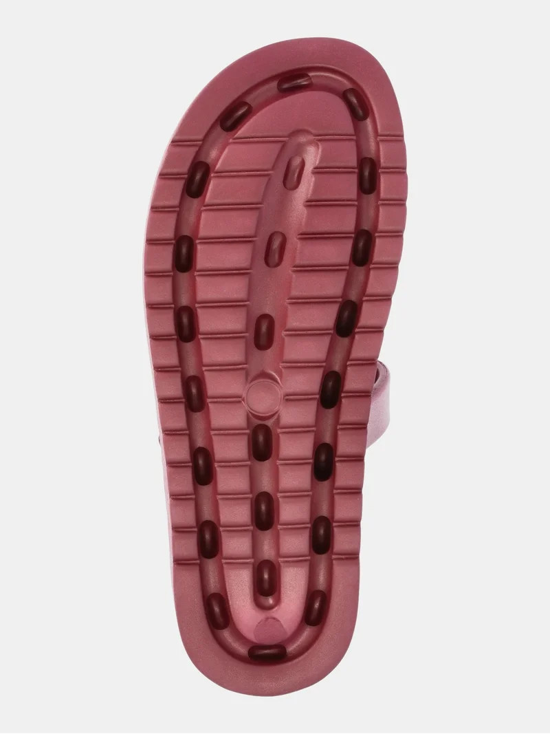 No Boundaries Women's Geo Slide Sandals | Walmart (US)