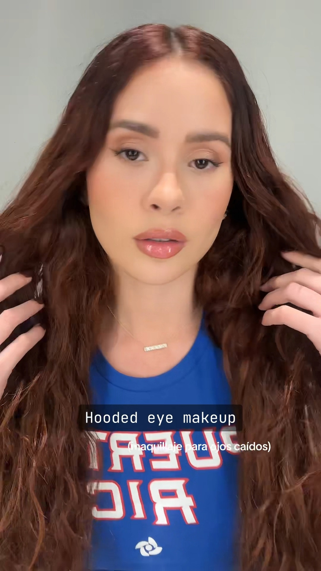 some casual hooded eye makeup! 