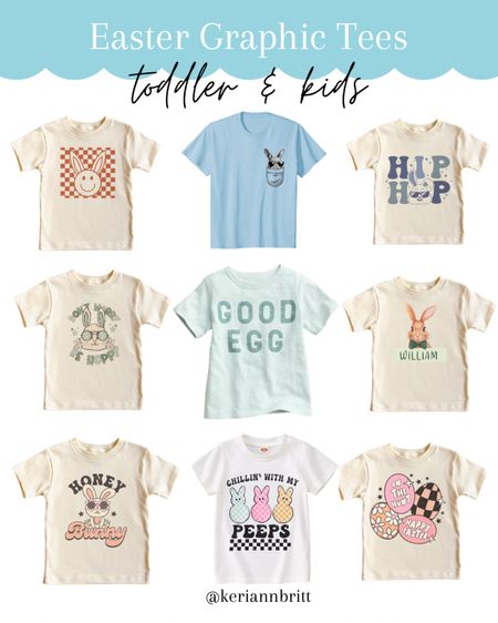 Baby, Toddler and Kids Easter Graphic Tees for boys and girls 

#LTKSeasonal #LTKkids #LTKbaby